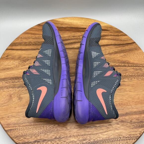 Nike Free 5.0 Shoes Womens Size 8.5 Gray Running Comfort Walking Gym Sneakers - Picture 6 of 8